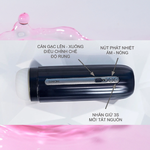 Âm Đạo Giả Svakom Hannes NEO Rung Mút Phát Nhiệt 4