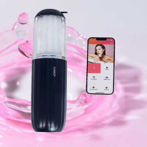 Âm đạo giả Svakom Alex Neo 2 rung thụt điều khiển điện thoại 3