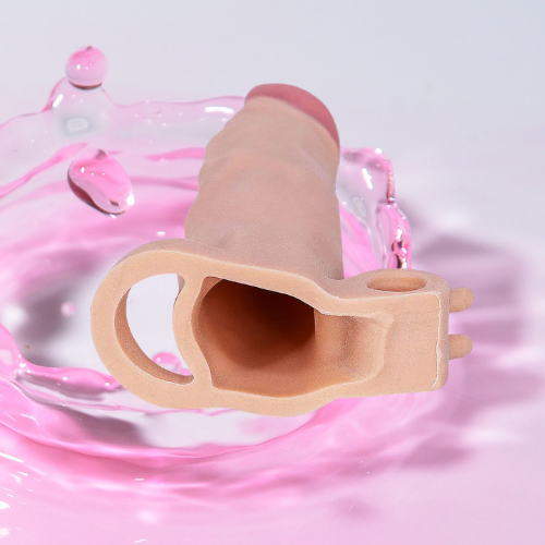 Bao cao su đôn dên có quai đeo Lovetoy X-Tender rung gốc 3
