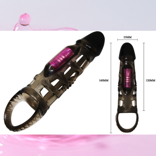 Bao cao su donzen lưới MEN Extension có quai đeo thân rung 3