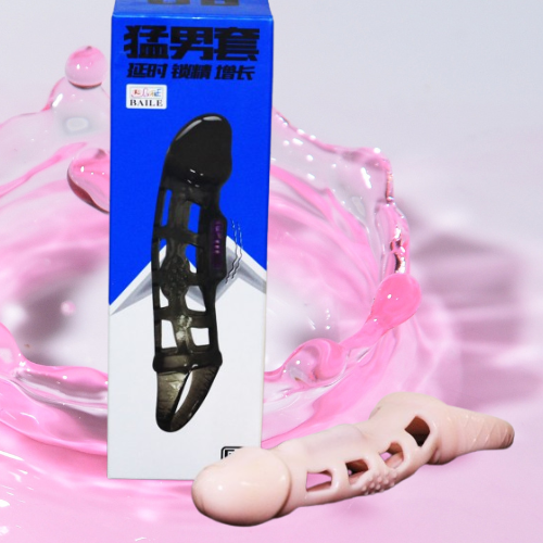 Bao cao su donzen lưới MEN Extension có quai đeo thân rung 4