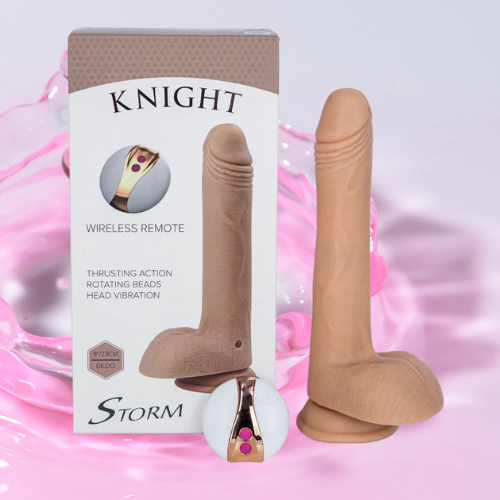 Dương vật giả Gắn Tường Knight Storm có điều khiển từ xa 5