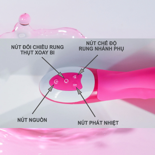 Dương vật giả Nalone Wave cao cấp rung thụt bi xoay làm ấm 12