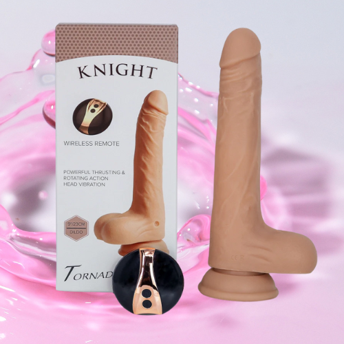 Dương vật giả gắn tường Knight Tornado rung thụt ngoáy có điều khiển rời 8