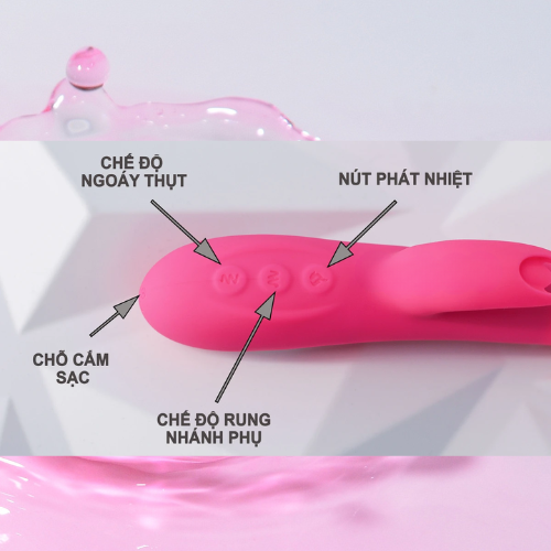 Dương vật giả rung thụt tự động Mannuo Ella Vibrating 2