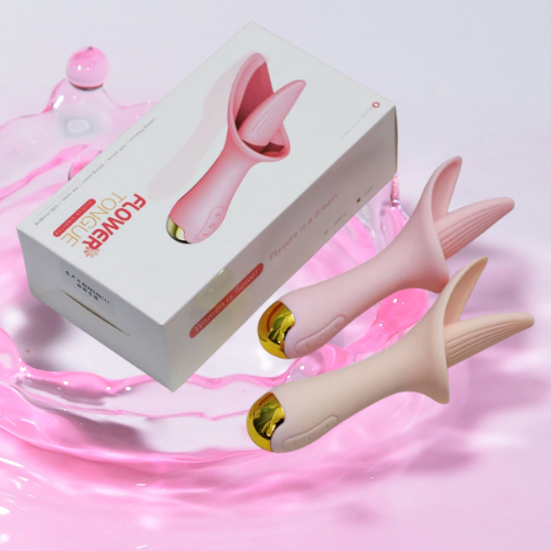Lưỡi liếm massage Flower rung nhiều chế độ nhỏ gọn 5