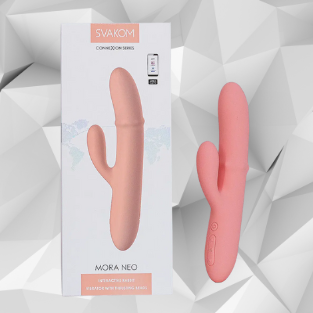 Máy mát xa kiểu dáng dương vật giả đa năng Svakom Mora Neo vòng bi 2