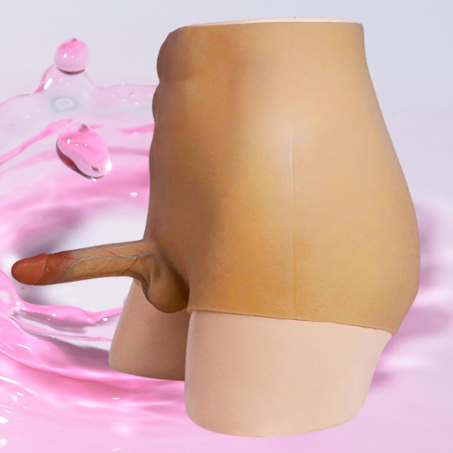 Quần dương vật giả size nhỏ đặc ruột siêu mềm có múi 5