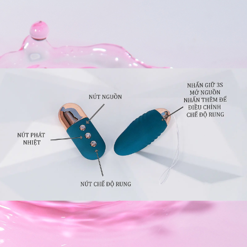 Trứng rung LILO ấm nóng pin sạc nhỏ gọn rung cực mạnh 3