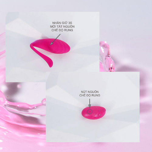 Trứng rung tình yêu Vibrator 10 chế độ remote từ xa 3