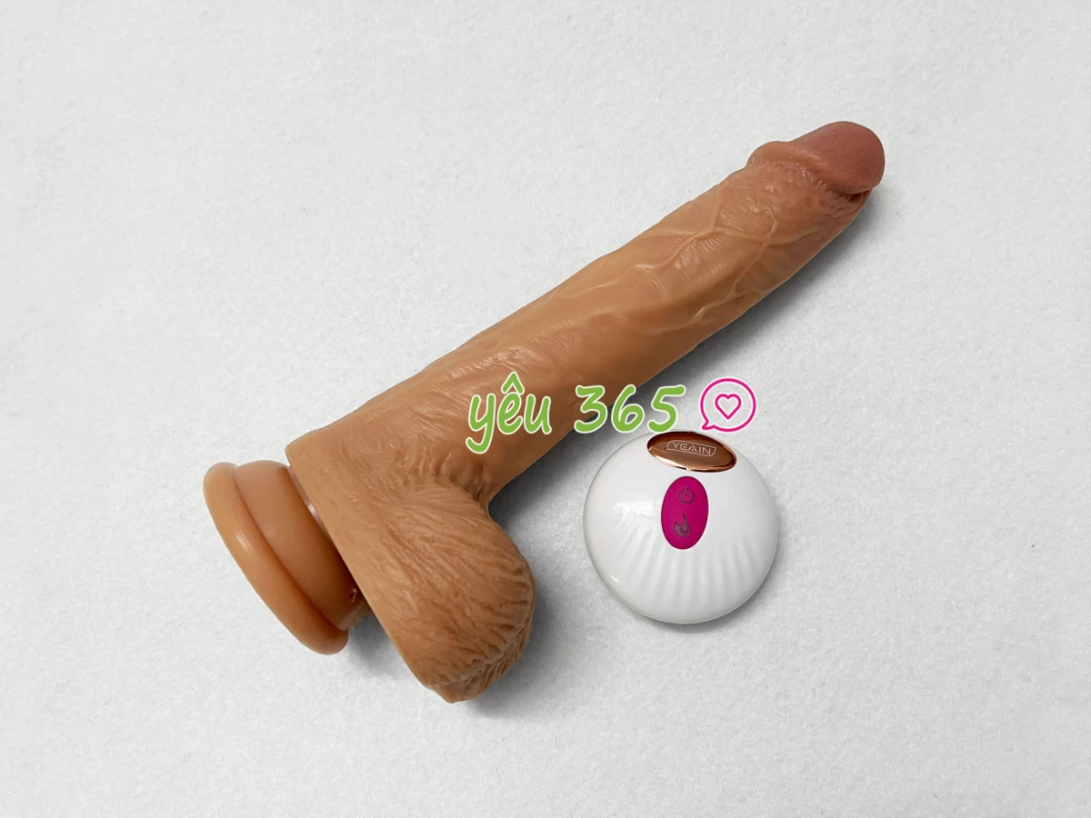 Dương vật giả có đế đa năng Yeain Real Dildo to dài