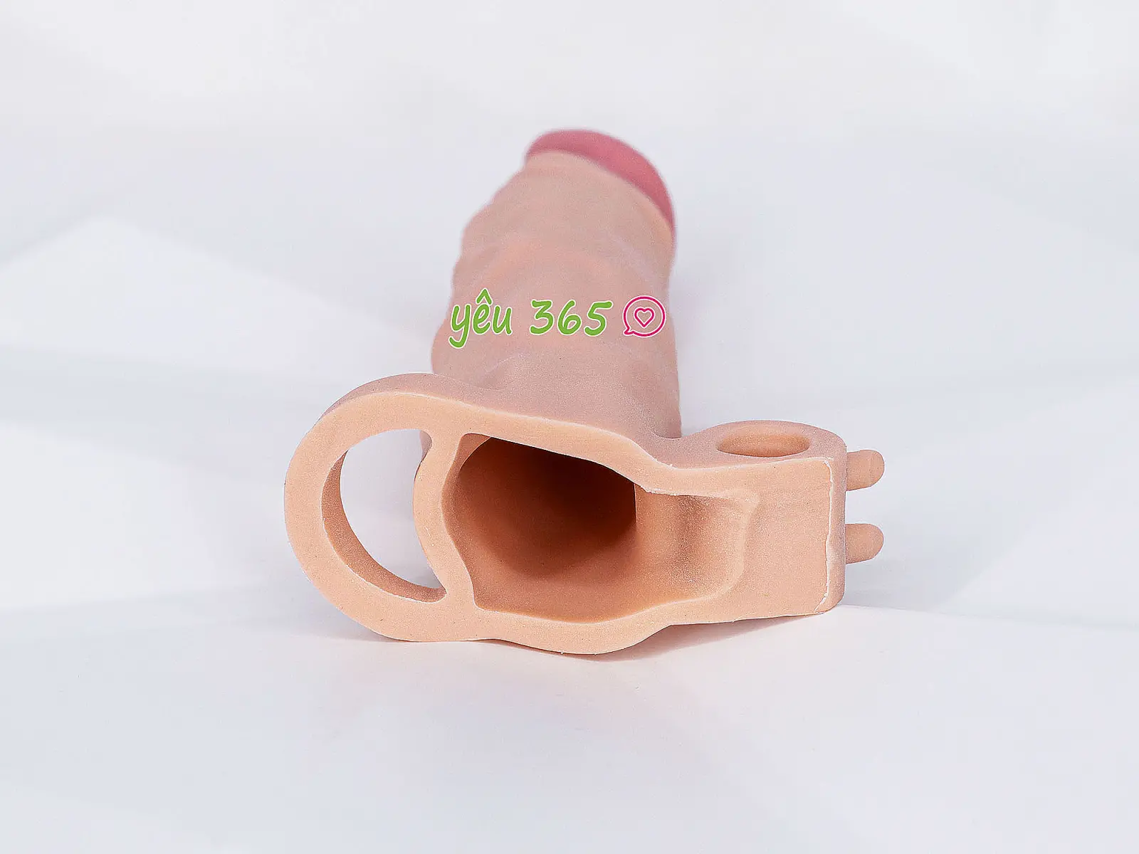 Bao cao su đôn dên có quai đeo Lovetoy X-Tender rung gốc