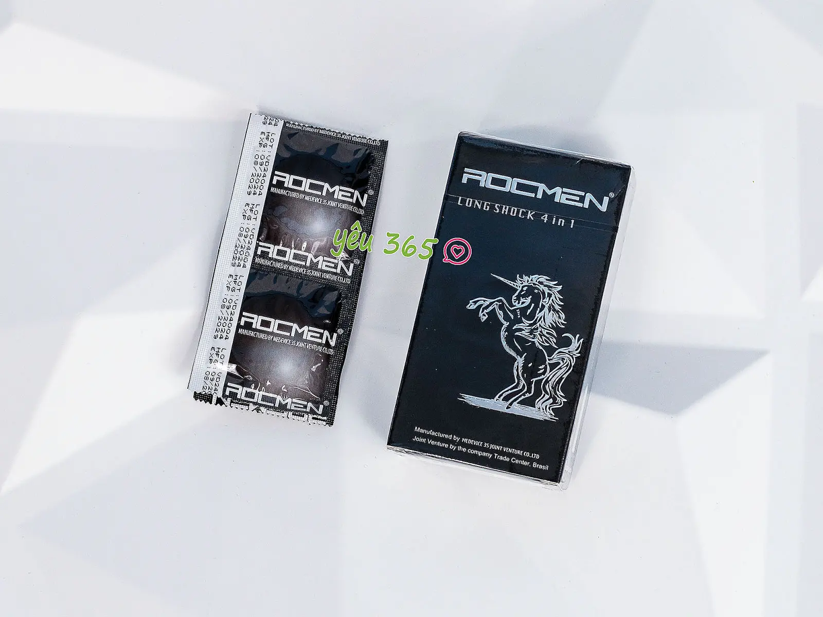 Bao cao su ROCMEN Long Shock 4 in 1