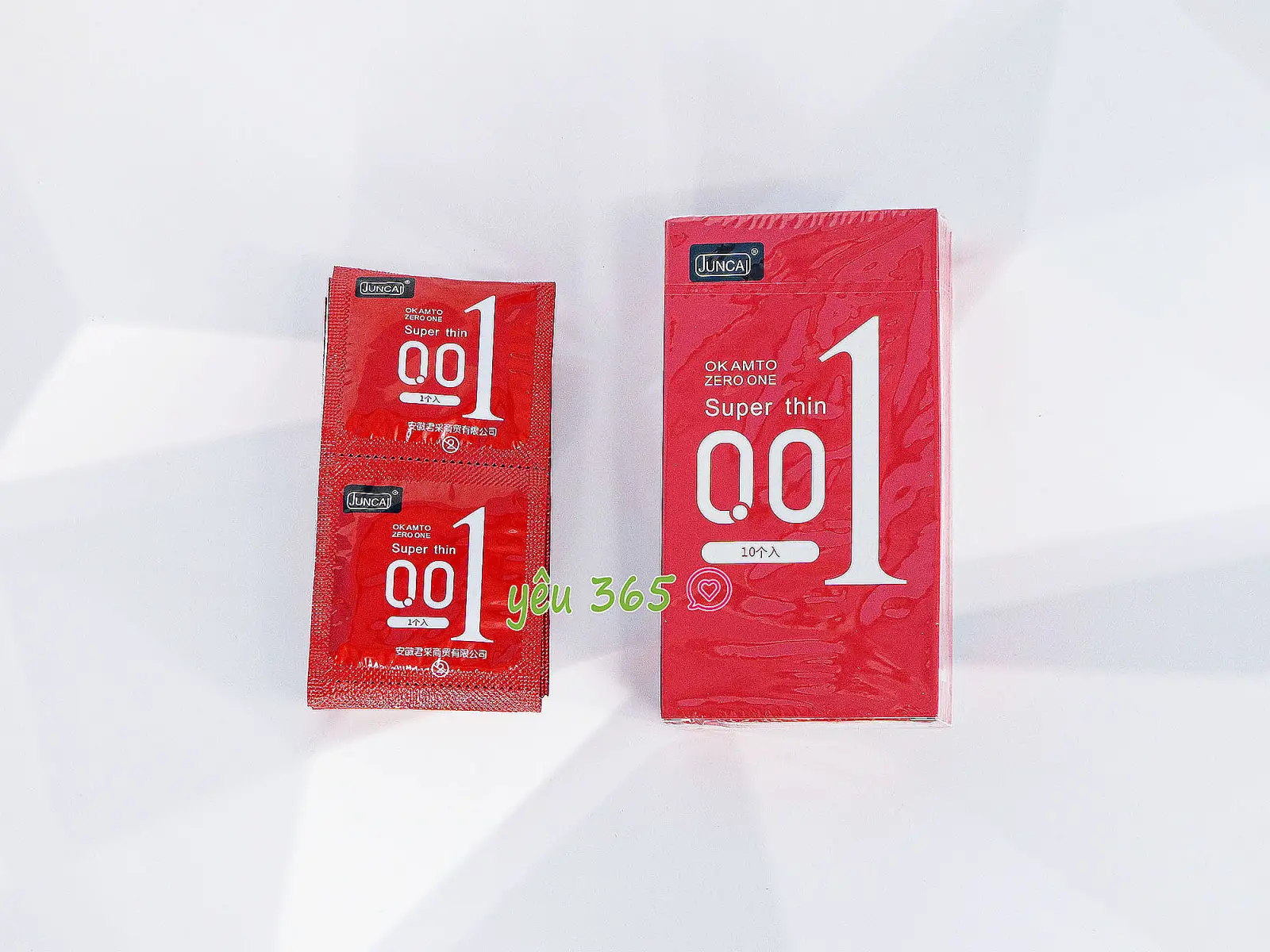 Bao cao su Juncai OK Amto Zero One Super Thin 10 bao