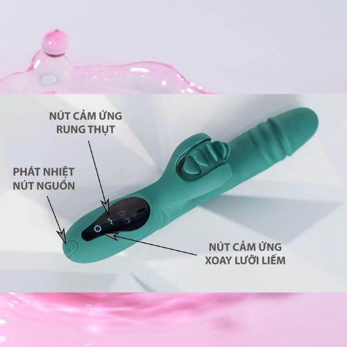 Máy massage Yeain Vibrators thụt có lưỡi liếm cảm ứng 5