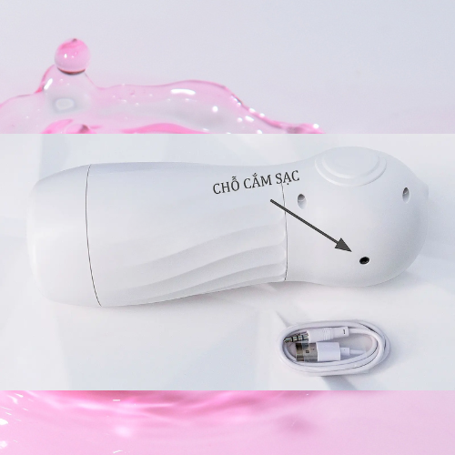 Cốc âm đạo giả ngụy trang phi hành gia rung co bóp thủ dâm cực sướng 7