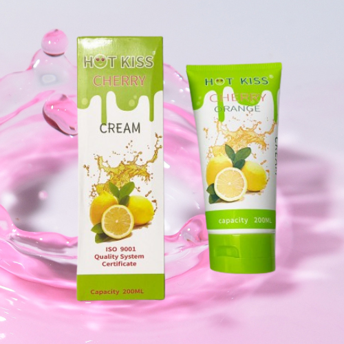 Gel bôi trơn Hot Kiss hương cam chai lớn 200ml