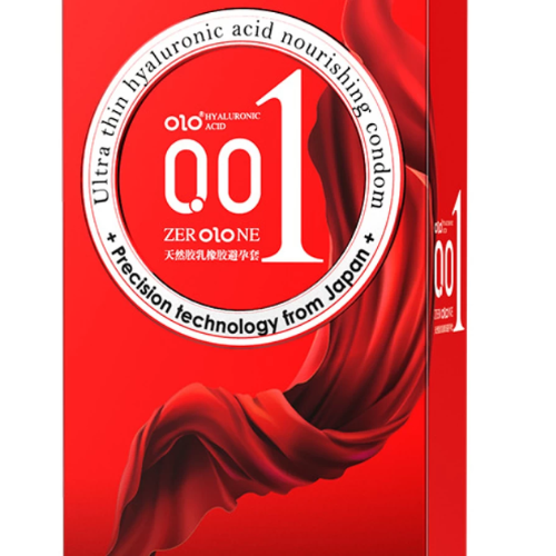Bao cao su OLO Thin 001 Square Red gai nổi đặc biệt, siêu mỏng