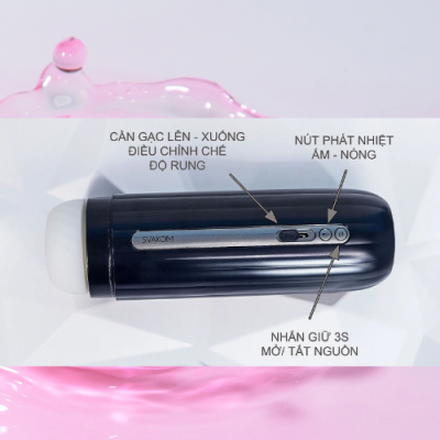 Âm Đạo Giả Svakom Hannes NEO Rung Mút Phát Nhiệt