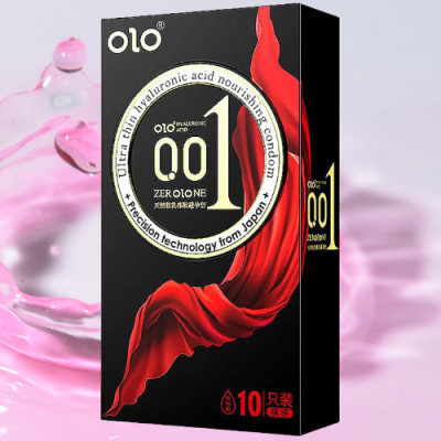Bao cao su OLO Thin 001 Square Black hộp 10 bao