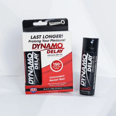 Chai xịt ngăn xuất tinh sớm kéo dài thời gian quan hệ Dynamo Delay Black Label Edition