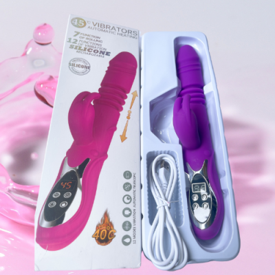Dương vật giả rung thụt, phát nhiệt Rabbit Vibrator
