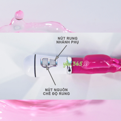 Dương vật giả Vibrator có nhánh pin sạc