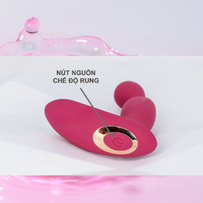 Máy massage điểm G kích thích hậu môn kèm điều khiển từ xa