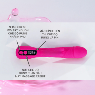 Máy massage điểm G rung kích thích Rabbit