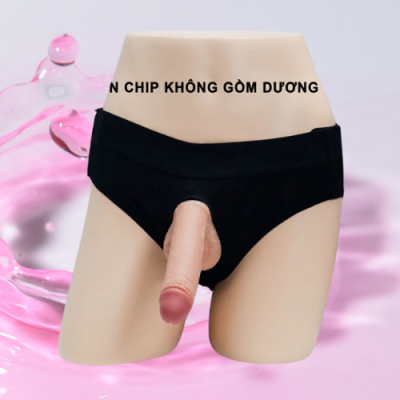 Quần chip gắn dương vật giả đơn chắc chắn (không gồm dương vật giả)