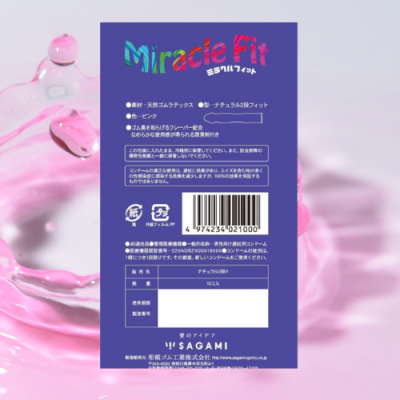 Sagami Miracle Fit cỡ 49mm siêu mỏng hộp 10 bao