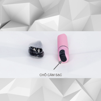 Trứng sạc thỏi son nhỏ gọn 10 chế độ rung mạnh mẽ