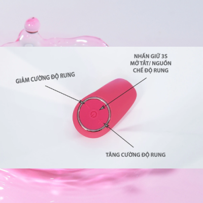 Trứng rung tình yêu 2 đầu sang trọng có điều khiển