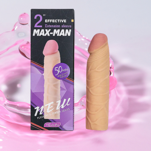 Bao cao su đôn dên Max Man có gân tăng 2 inch 4