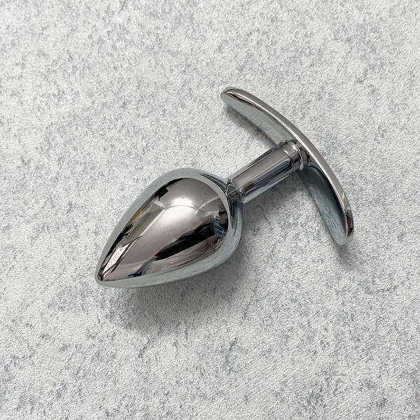 Dụng cụ kích thích hậu môn inox có tay cầm