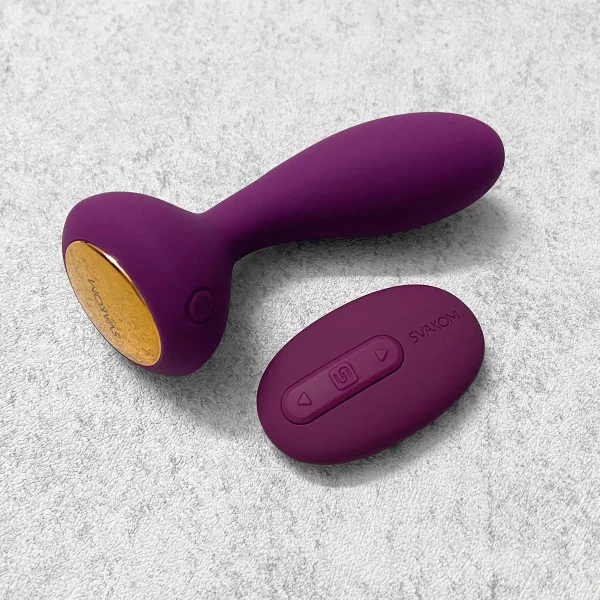 Máy mát xa rung kích thích hậu môn Svakom Julie 5 chế độ rung điều khiển từ xa