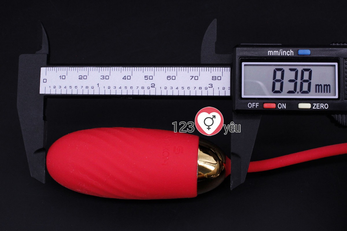 Trứng rung tình yêu Svakom Ella 11 chế độ rung điều khiển Smartphone 6