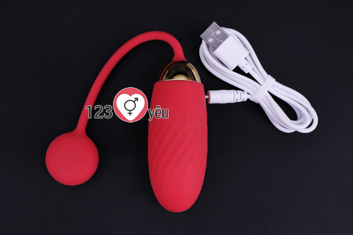 Trứng rung tình yêu Svakom Ella 11 chế độ rung điều khiển Smartphone 10
