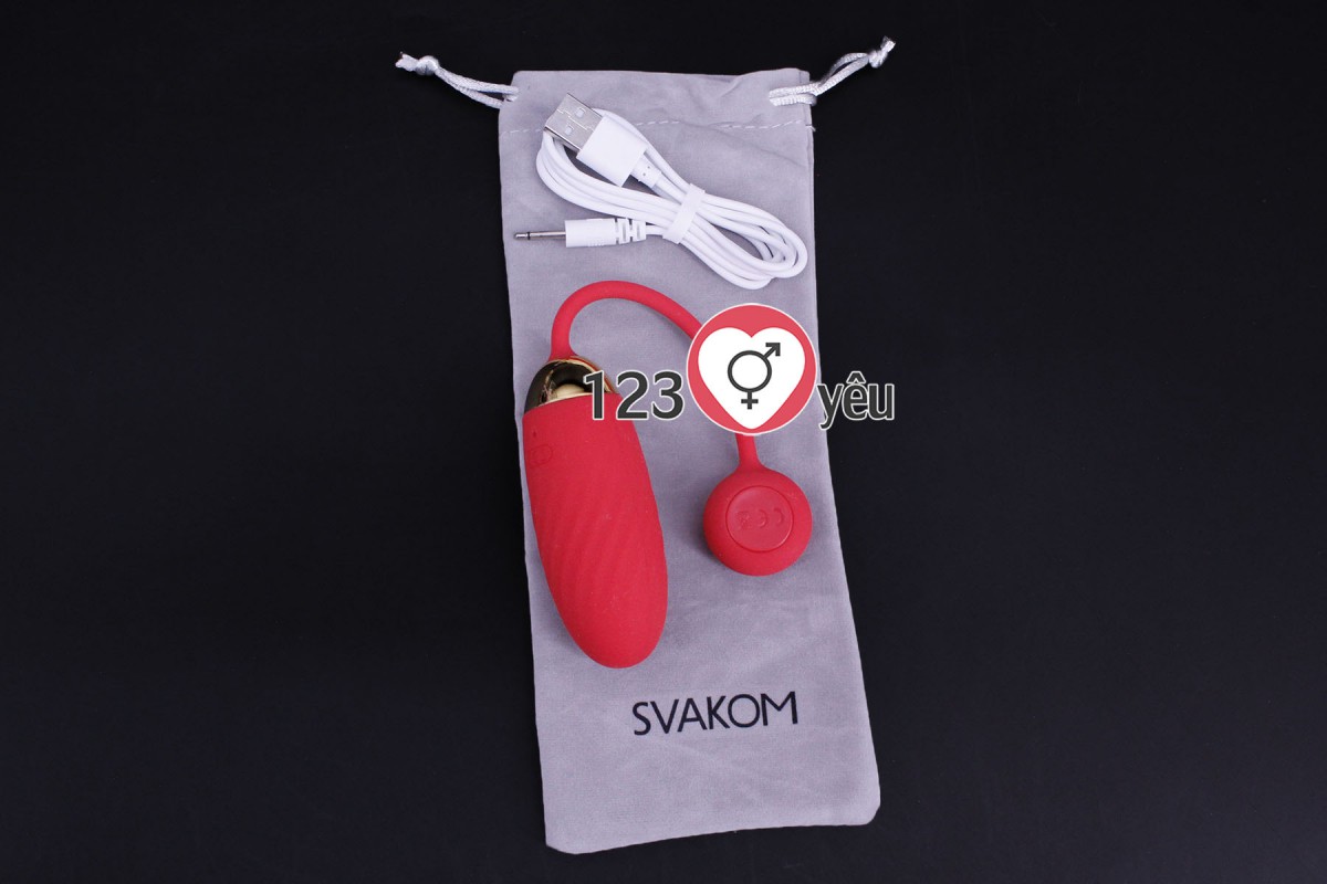 Trứng rung tình yêu Svakom Ella 11 chế độ rung điều khiển Smartphone 11