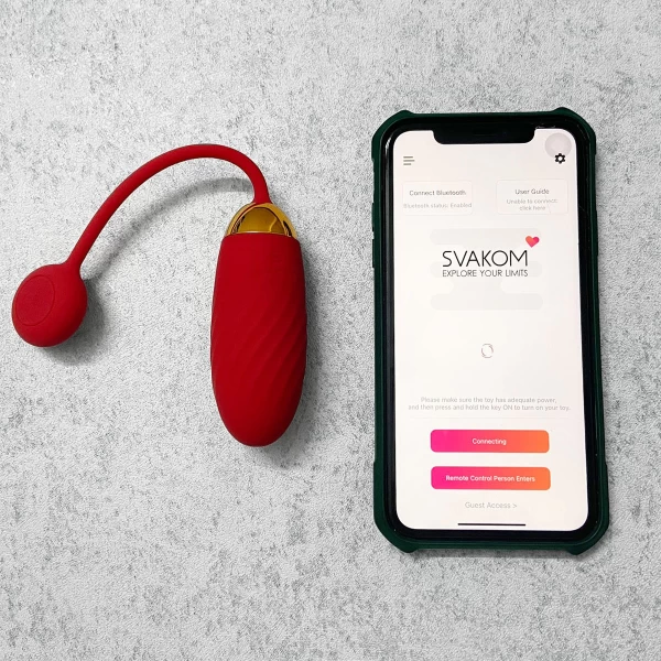 Trứng rung tình yêu Svakom Ella 11 chế độ rung điều khiển Smartphone