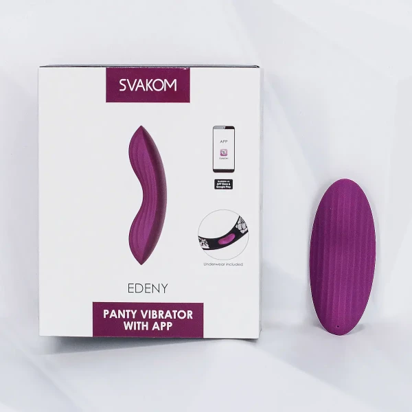Lưỡi liếm âm đạo Svakom Edeny Echo Neo siêu mềm điều khiển qua app, có quần lót