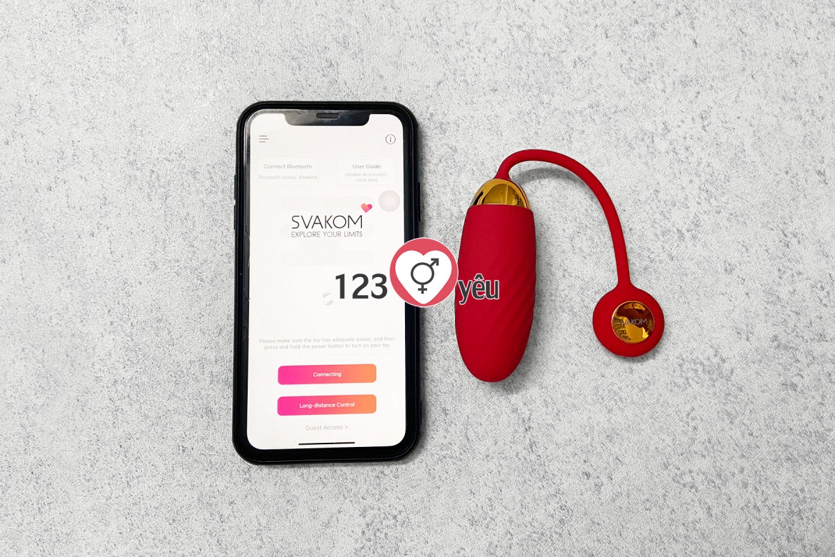 Trứng rung tình yêu Svakom Ella Neo điều khiển Smartphone 1
