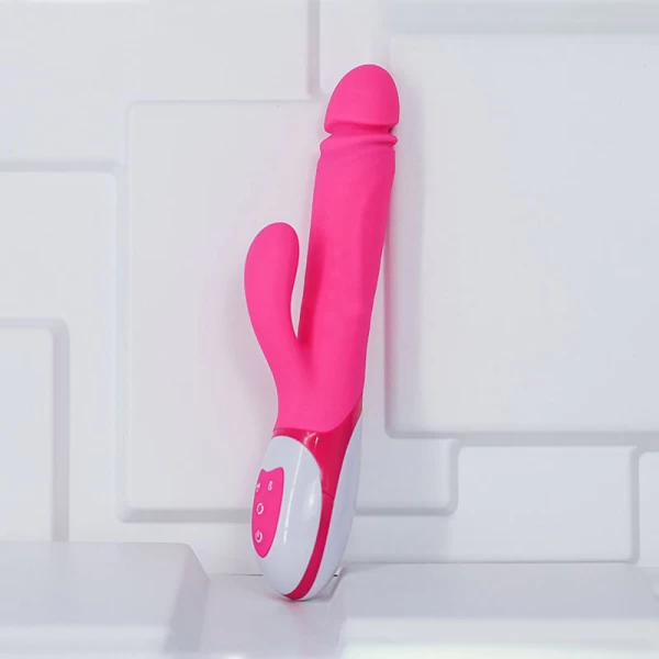 Dương vật giả đa năng Nalone Wave rung, xoay, thụt làm ấm sử dụng pin sạc