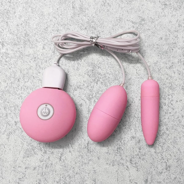 Trứng rung tình yêu 2 đầu MiChao pin sạc rung cực mạnh