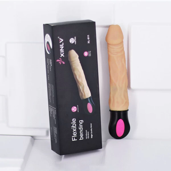 Dương vật giả phát nhiệt XL911 12 chế độ rung