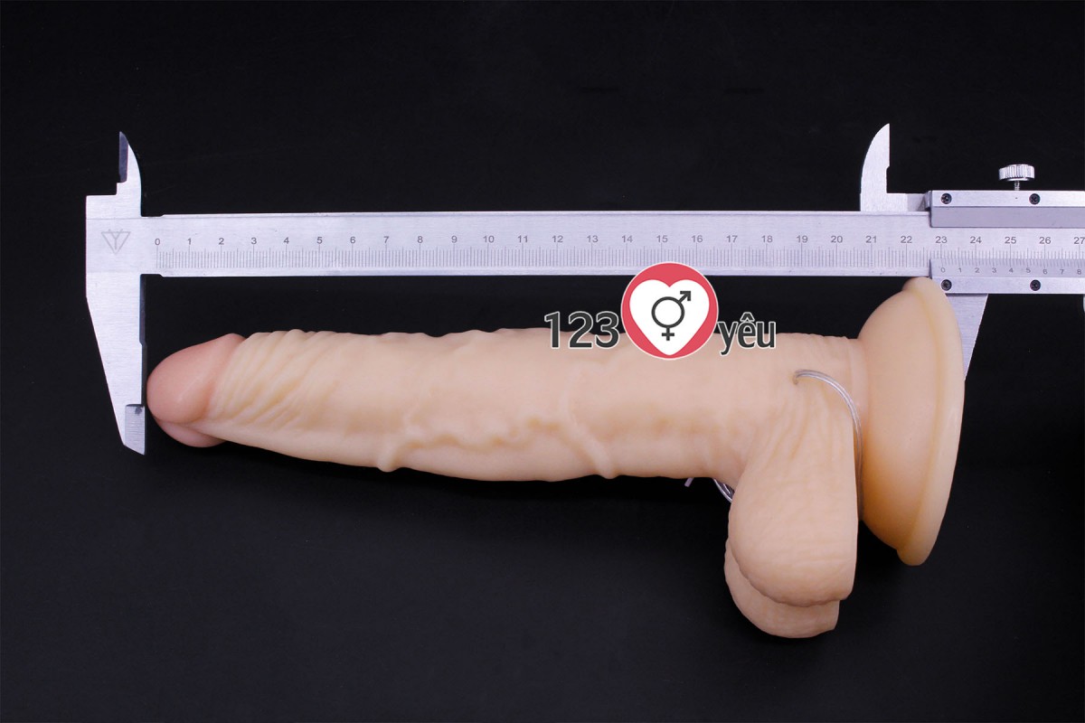 Dương vật giả có đế rung Lovetoy 9.5inch 11