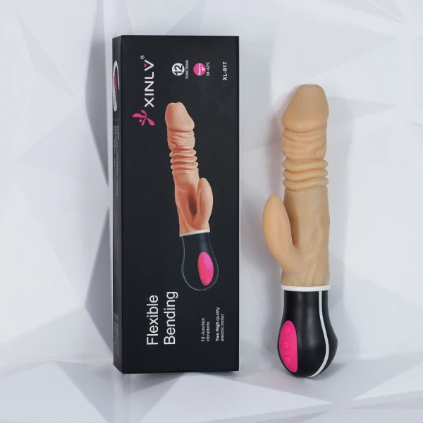 Dương vật giả XinV XL-917 rung, ngoáy, thụt phát nhiệt
