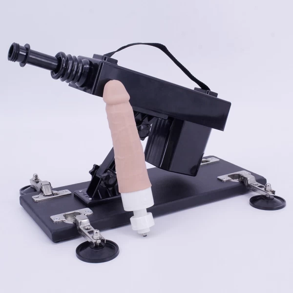 Máy thủ dâm dương vật giả có đế cắm điện