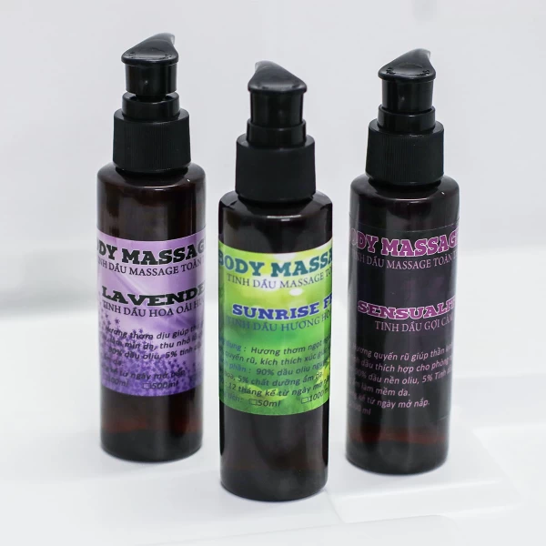 Chai tinh dầu massage body 100ml gợi cảm