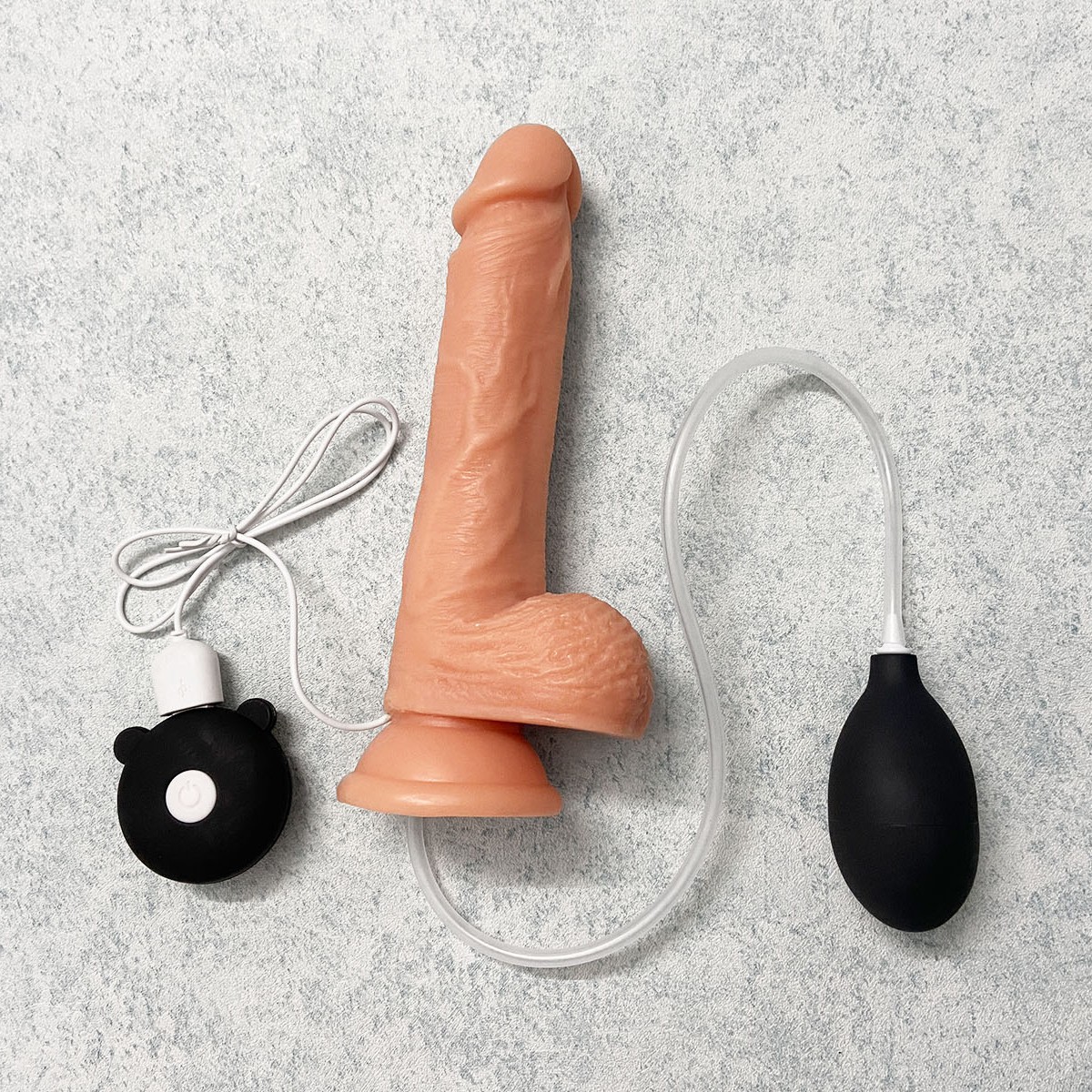 Dương v&acirc;̣t giả silicon rung xuất tinh giống thật